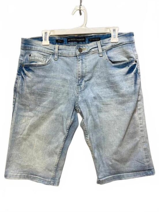 Nick Danger Other - Nick Danger Mens Stretch Denim Shorts W34 Light Wash Built For Comfort Jorts